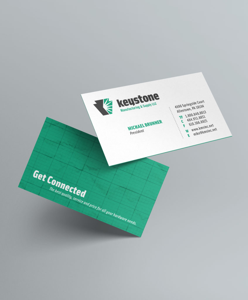 Keystone Manufacturing & Supply business cards