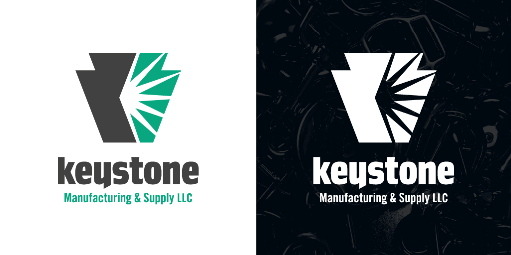 Keystone Manufacturing & Supply Logo Design