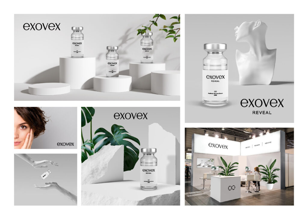 Cross Creative helped Exocel Bio with their brand overhaul.